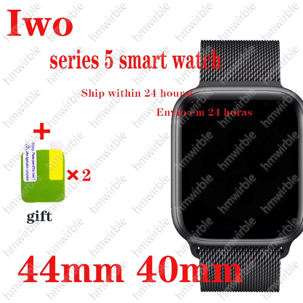 IWO Pro Смарт часы 44 мм 40 для IOS Android Smartwatch пульсометр Bluetooth Вызов музыкальный плеер
