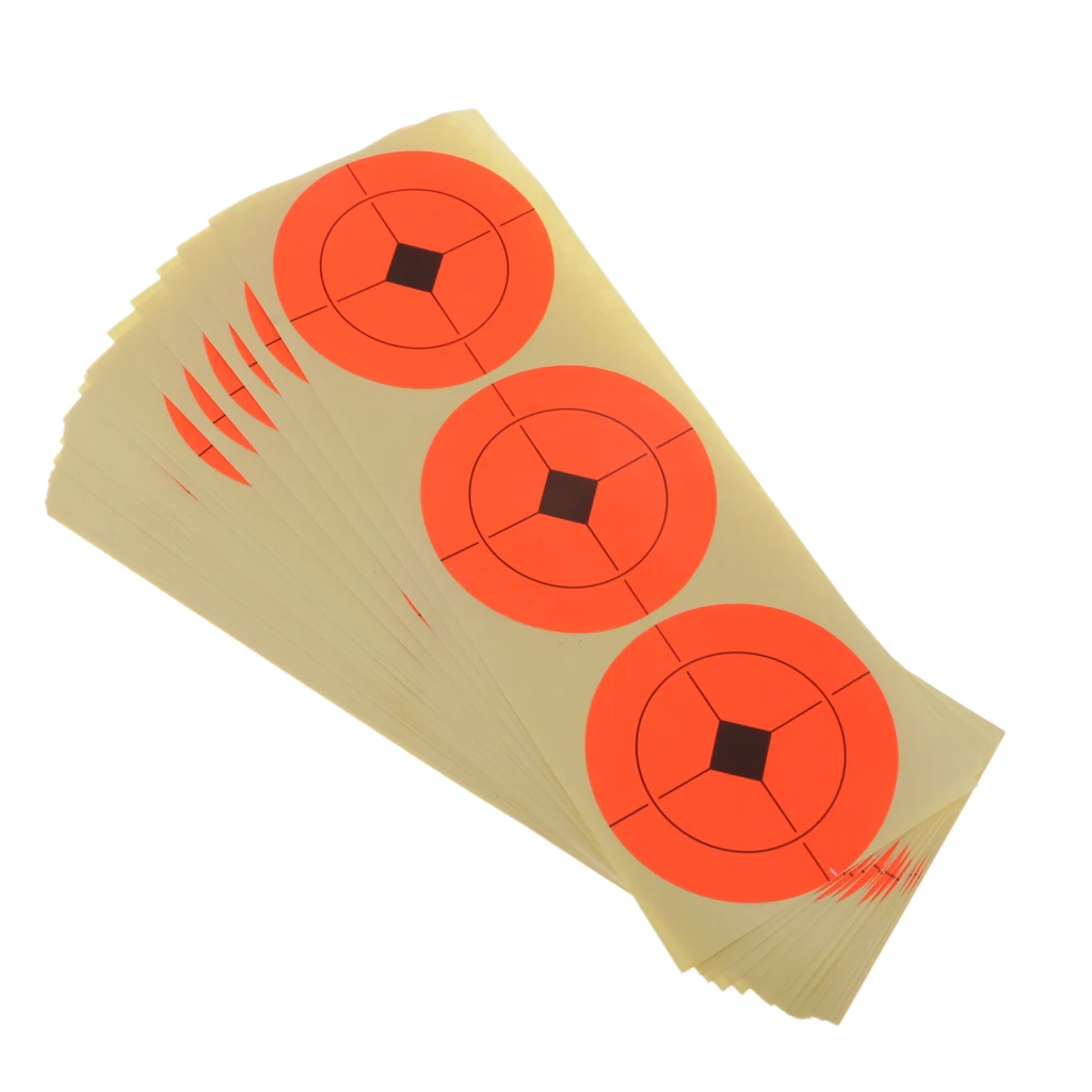 120pcs Shooting Target Adhesive Paper Targets Hunting Archery Arrow Range