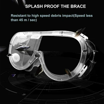 

Transparent Protective Goggles WindProof Glasses for Industrial Research LHB99