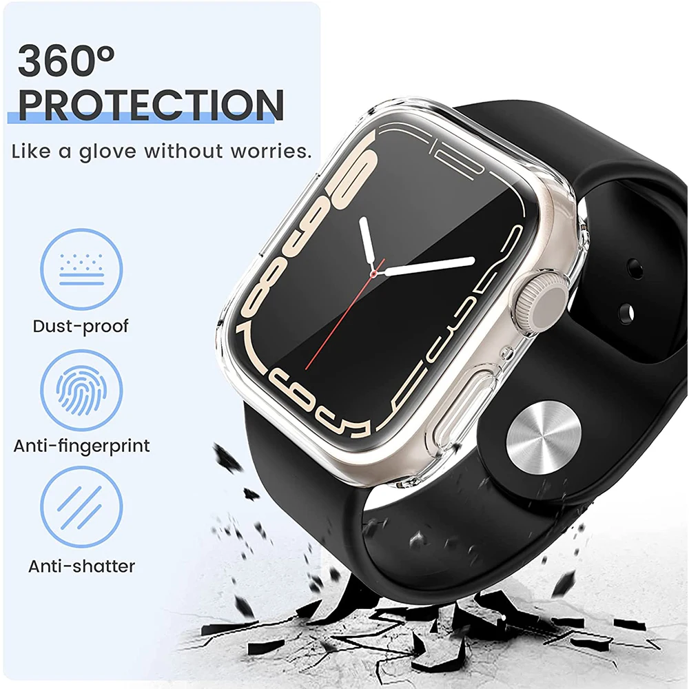 Premium 360-Degree Clear TPU Protective Cover