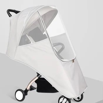 

Warm Sun Shade Waterproof Zipper Closure Easy Install Rain Wind Infant Travel Pushchair Accessory Baby Stroller Cover Protective