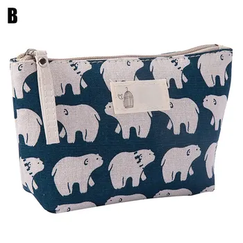 

Portable Large Capacity Cosmetic Bag Travel Makeup Pouch Printed Storage Bag New