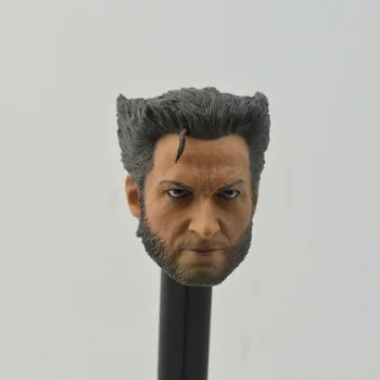 

1/6 Scale Hero Wolverine 3 Wolverine Head Sculpt LOGAN Fierce version Bearded Head Sculpt Headplay for 12" Action Figure Body