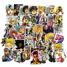 50 шт. JoJos bizare Adventure ПВХ водоотталкивающая наклейка для багажа стены автомобиля ноутбука велосипеда мотоцикла ноутбука игрушки стикер s