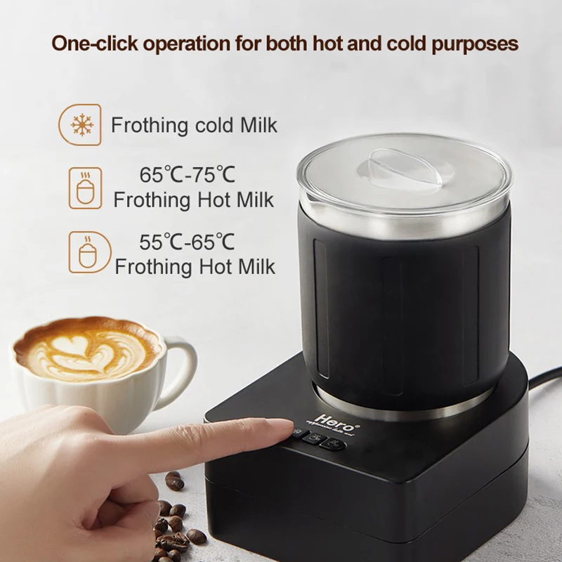 220V montalatte elettrico schiuma di caffè Cappuccino Maker montalatte  elettrico montalatte caldo freddo doppio uso 550W - AliExpress