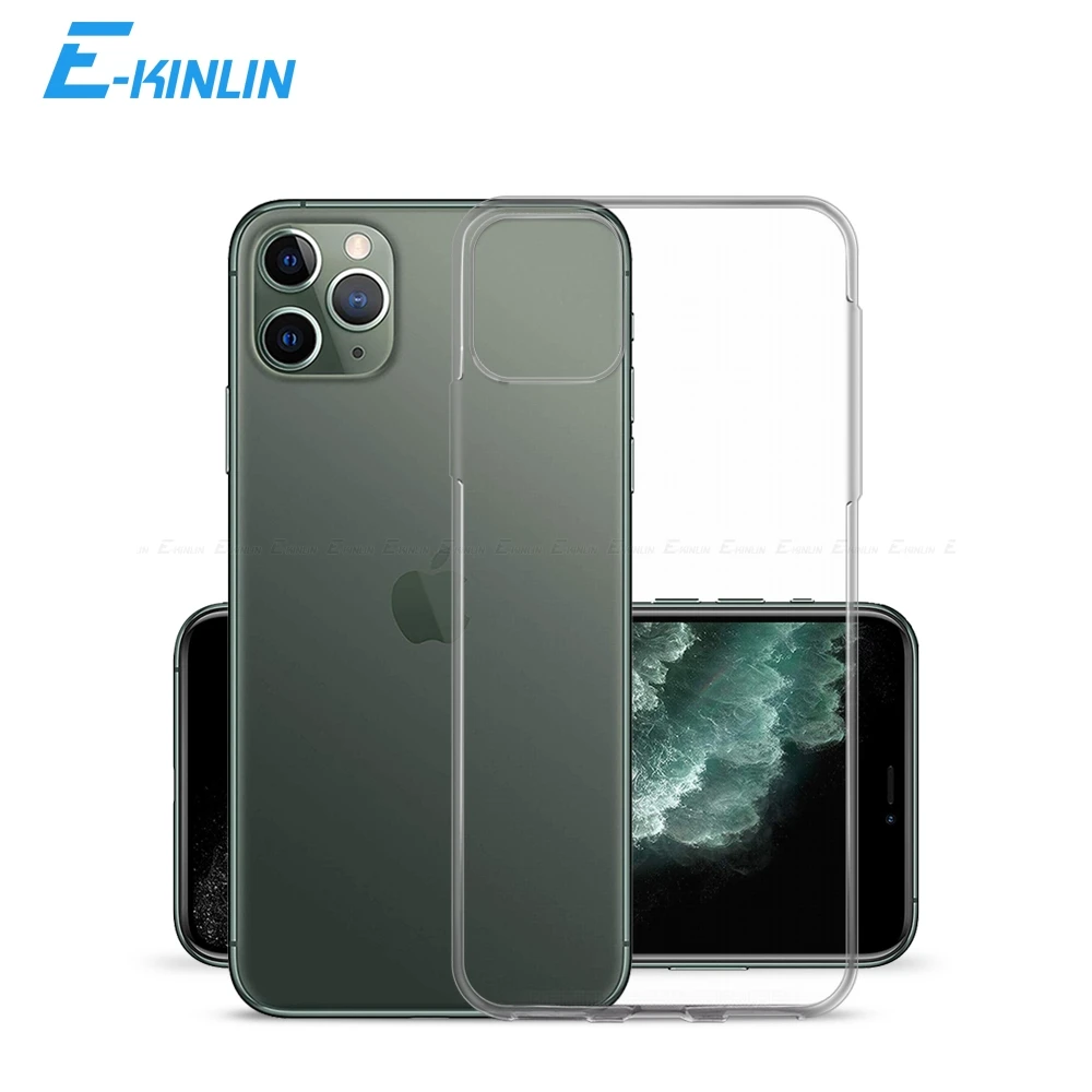 Мягкая силиконовая задняя крышка с прозрачными кристаллами для iPhone X XR XS 12 11 Pro Max