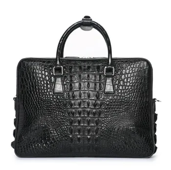 

YILUNXI Business elite male briefcase Noble High-end men bags High quality male handbag Classic crocodile pattern briefcase