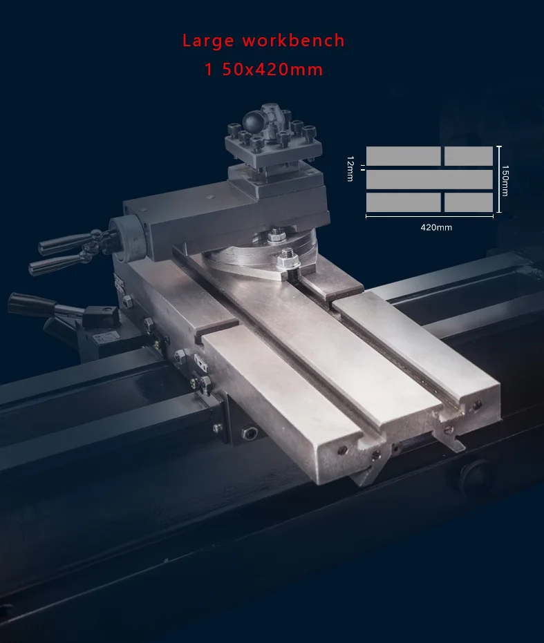 CT300-X multi-function lathe, car drilling, milling, three-in-one machine tool, turning and milling lathe, drilling and milling