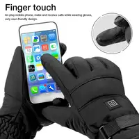 Heated Gloves 3.7V Rechargeable Battery Powered Electric Heated Hand Warmer for Hunting Fishing Skiing Cycling Motorcycle Gloves 2