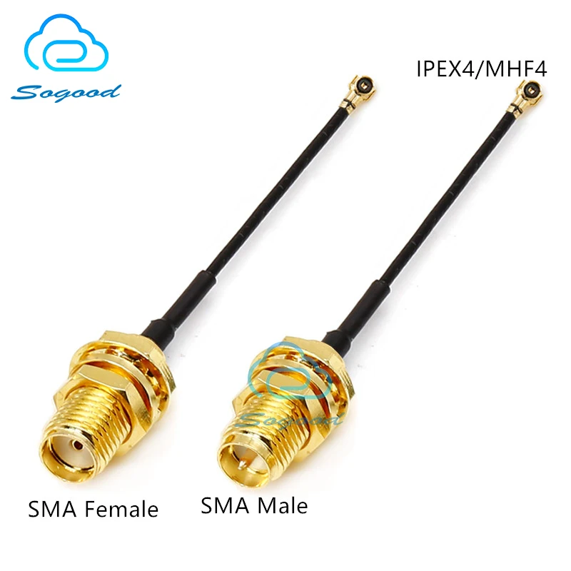 MHF4 IPEX U.FL IPX MHFIV к гнезду SMA male 15 см Pigtail для NGFF M.2 7260NGW 8260NGW M2 карта Intel Wi-Fi беспроводная