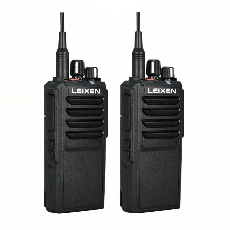 2 шт. LEIXEN VV 25 иди и болтай Walkie Talkie “иди Вт Ham Радио Амадор 12 6 V 4000 мА/ч Батарея