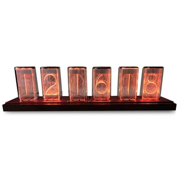 

RGB Simulation Glow Tube Clock LED Nixie Clock Digital Alarm Clock WIFI Network Tomato Timing