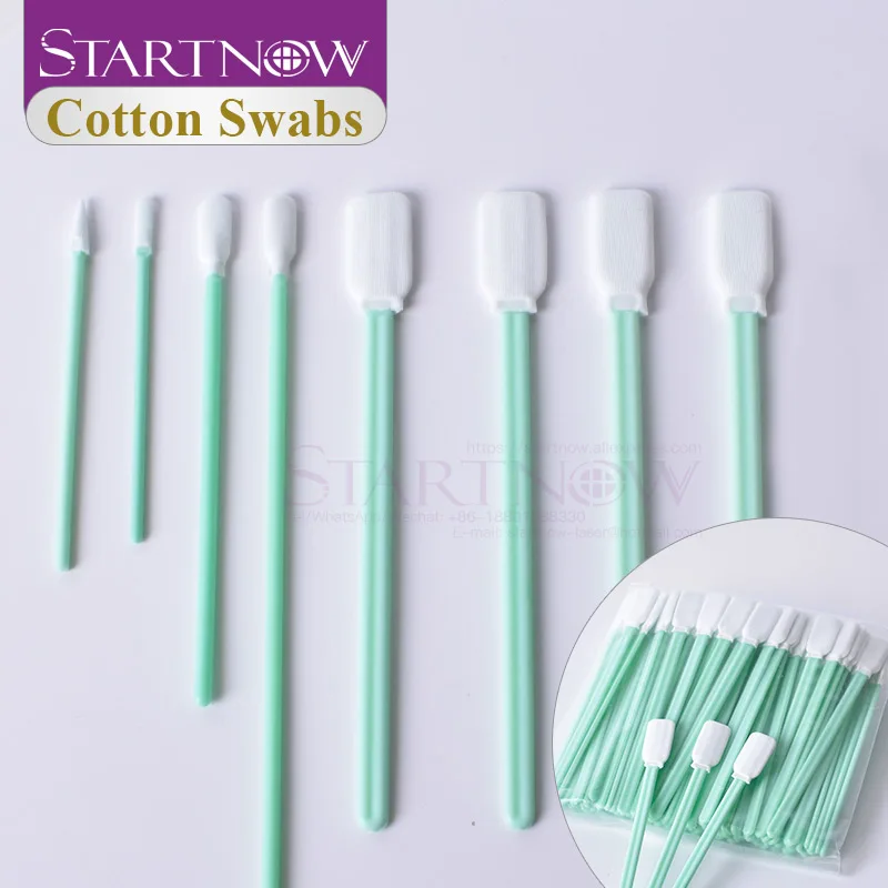 Cleaning Swabs 70mm 161mm Length 100pcs/pack Anti-static Dust-free Non Woven Fabrics Cotton