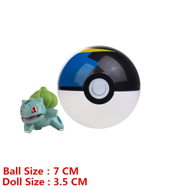 mecha godzilla toy Pokemon Pokeball With Cartoons Movie Anime Figure Pikachu Charmander Eevee Squirtle Vulpix Quality Pet Action Model Toys Gifts goku toys