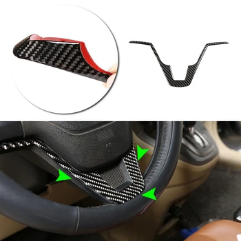 

Car Carbon Fiber Steering Wheel Panel Cover Sticker Trim For Honda CRV 2007 2008 2009 2010 2011
