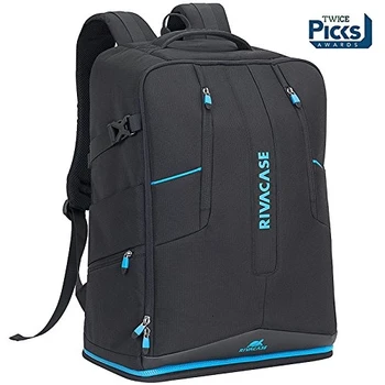 

Rivacase 7890 16" Mochila Negro, Azul - Funda (Mochila para Tablet, 40,6 cm (16"), Expandible, Tirante para Hombro, 2,25 kg,