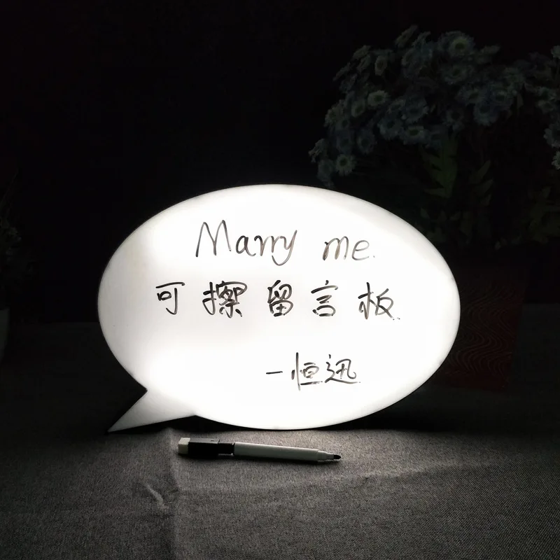 

Jigsaw Puzzle Light Boxes Card Light Boxes Shining A4LED Ellipse Shining Letter Lamp Box Message Handwritten Light Boxes