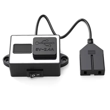 Зарядное устройство для электровелосипеда, USB цифровой дисплей, зарядное устройство для аккумулятора, usb-разъем, электронный кабель, адаптер для двигателя, велосипедный переключатель