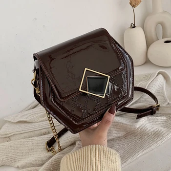 

2020 New Tide Ling Han Edition Joker Inclined Paint One Shoulder Bag Fashion Messenger Luxury Bag Purse Tote Bags For Women