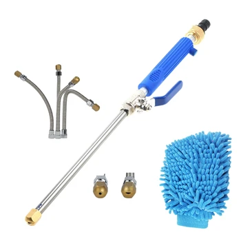 

Jet Power Washer Hose Nozzle - Deep Jet ic Power Car Washer, Pressure Garden Spray Wand with 2 Tips (Wand+Washer)