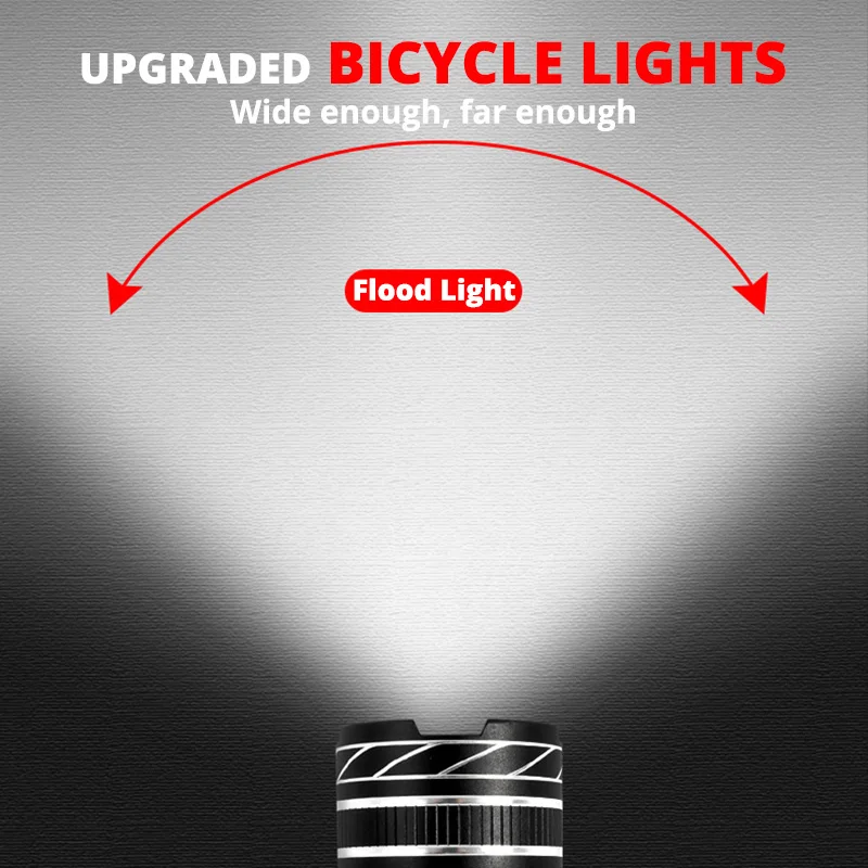 Upgrade LED Bicycle Light T6 3modes Bike Light USB Cycling Light IPX6 Waterproof Bike accessories Built-in 2400mah Battery Upgrade LED Bicycle Light T6 3modes Bike Light USB Cycling Light IPX6 Waterproof Bike accessories Built-in 2400mah Battery