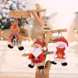 1 шт., креативные рождественские подвесные украшения, детские подарки, снеговик, старый человек, Рождественский подвесной шнур, детские