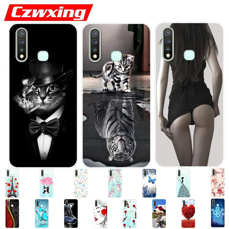 VIVO Y19 Case VIVOY19 Silicone TPU Back Cover Protective Soft Phone For Y 19 | Мобильные телефоны и аксессуары