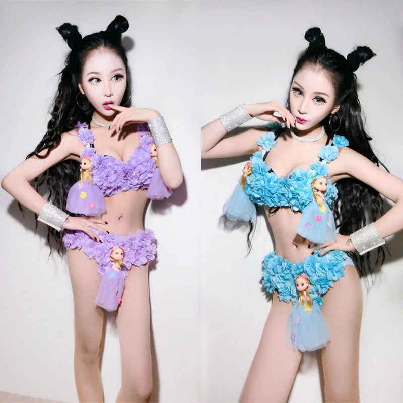 Sexy Ds Costume Sexy Female Singer Dj Nightclub Jazz Pole Dance Costumes Dance Clothing Stage Dance Costume For Singer 3 Colors (1)