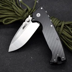 Couteau pliant de poche AD10, lame M390 de grande dureté, pour la chasse et le Camping en plein air, outil de défense tactique, militaire, EDC 