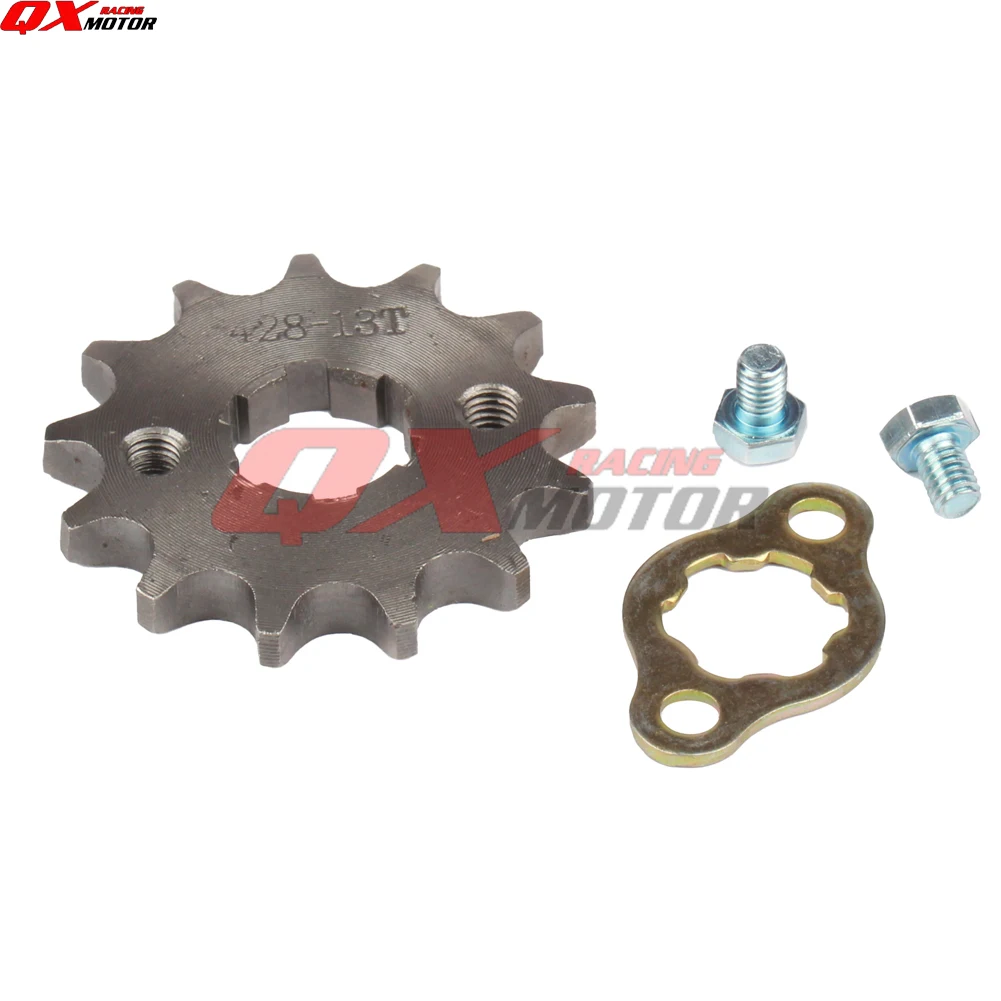 428 428H Chain 17mm 10 -19 Teeth Front Engine Sprockets For Taotao Kayo BSE Xmotos Apollo SSR 110 125cc Dirt Pit Bike ATV Quad