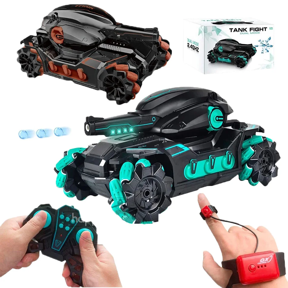2.4G Gesture Control Tank Remote Control Tank Multiplayer RC Car 4WD