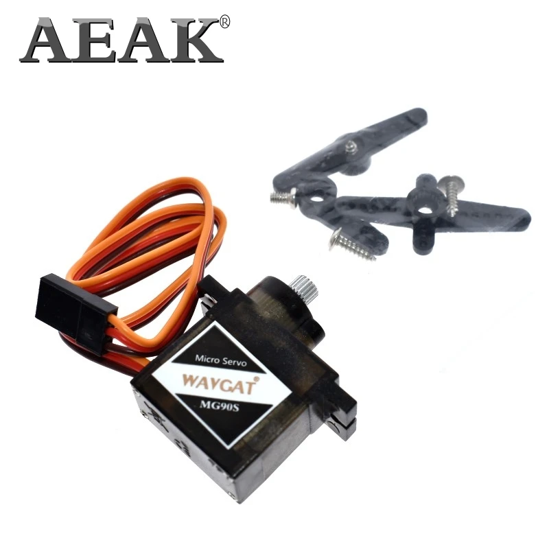 AEAK MG90S Metal gear ed Micro Servo Для игрушечной лодки автомобиля самолета вертолета микро-металлическая передача