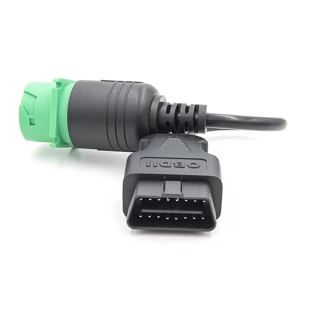 Высокое качество для J1939 9Pin дизель штекер OBD2 16Pin Мужской адаптер автомобильного диагностического инструмента конвертер Кабель