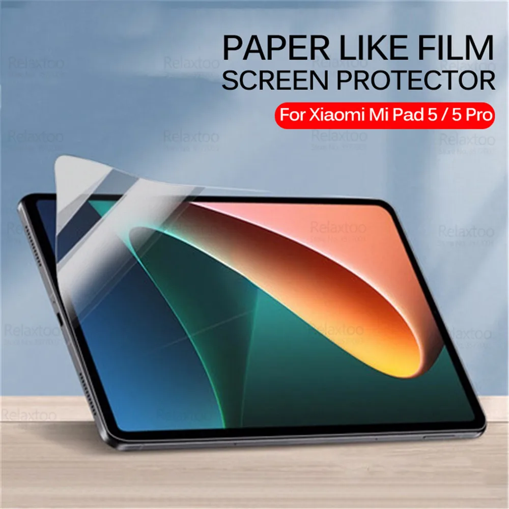

For Xiaomi Pad 5 Pro Screen Protector Paper Like Film Xiomi Mi Pad5 5Pro MiPad 5 2021 11" Writing Painting Matte Cover Soft Film