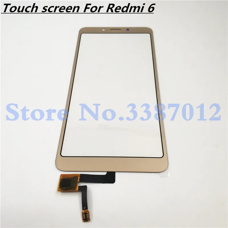 5 45 ''сменный высококачественный сенсорный экран для Xiaomi Redmi 6 / 6A дигитайзер