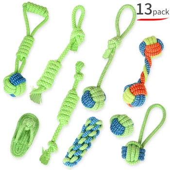 

Pet Supplies Dog Cotton String Toys Teeth Grinding Teeth Cleaning Colorful Dog Bite String Knot Chew Toy Durable Rope String Toy