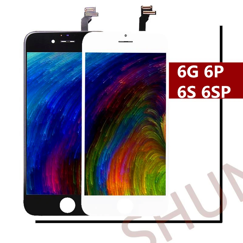 100% новый ЖК дисплей AAA для iPhone 6 6G 6P 6plus 6S 6SP с 3D сенсорным экраном замена