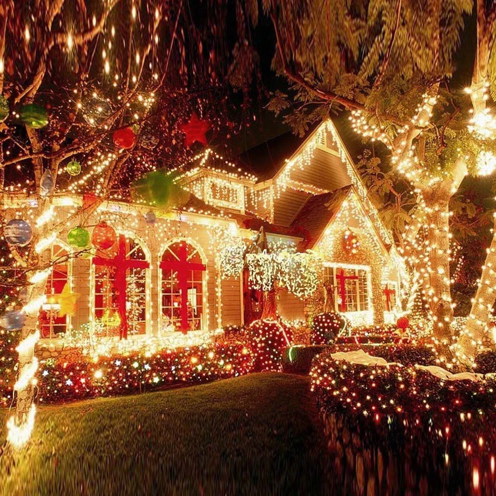 

LED Star String Lights Twinkle Garlands Battery Powered Christmas Lamp Holiday Party Wedding Decorative Fairy Lights