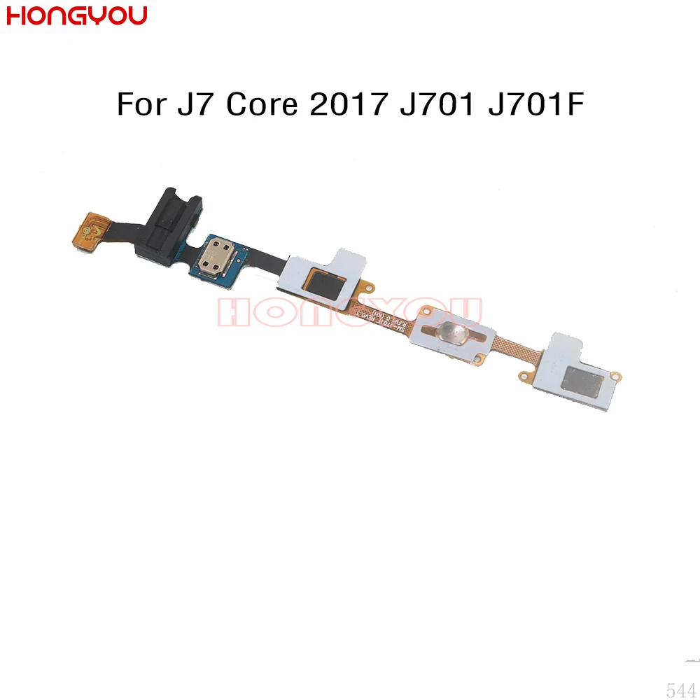 30 шт./лот для samsung Galaxy J7 Core 2017 J701F SM Кнопка возврата ключа наушники аудио разъем