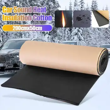 

1Roll 200cmx50cm 5mm-30mm Car Home Soundproof Deadening Truck Anti-noise Sound Insulation Cotton Heat Closed Cell Foam Deadener