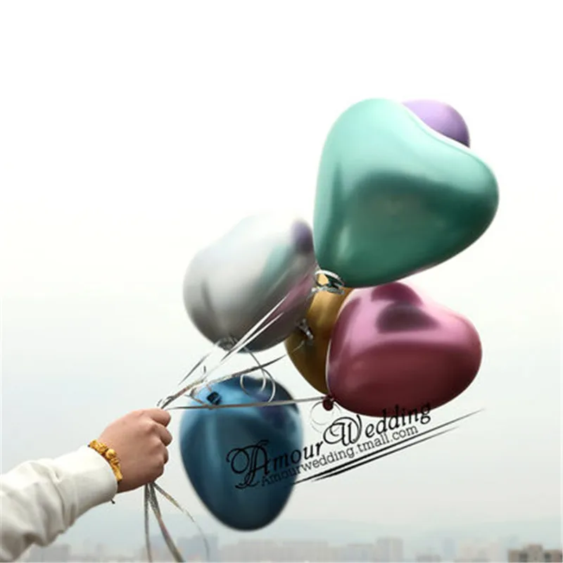 10pcs-10inch-New-Glossy-Metal-heart-Latex-Balloons-Thick-Chrome-Metallic-Colors-Inflatable-Air-Balls-Globos (3)