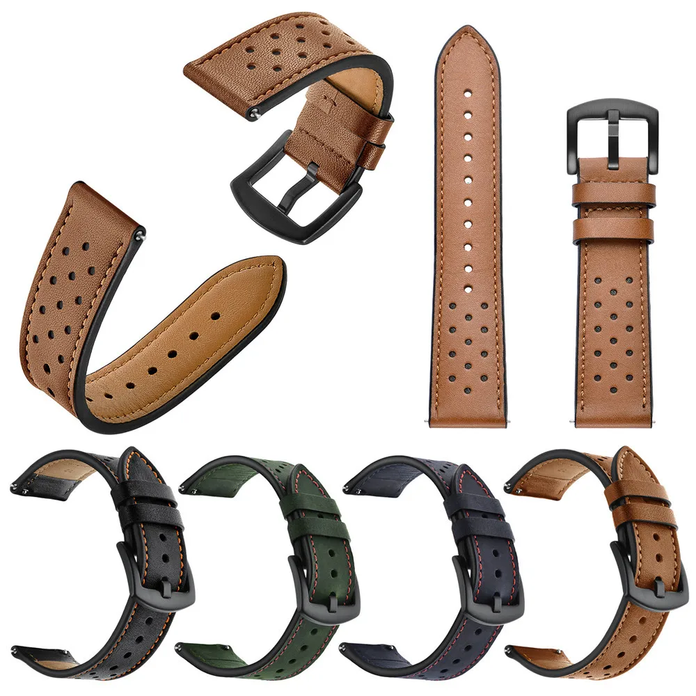 Кожаный ремешок для наручных часов, браслет для Amazfit Stratos Smart Watch 2/2 S, оптовый поставщик, Прямая поставка