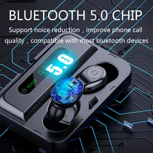 CBAOOO F3 Bluetooth Kulaklık TWS 5.0V Su Geçirmez HD Stereo kablosuz kulaklık Gürültü Iptal oyun kulaklığı LED Güç göstergesi(China)