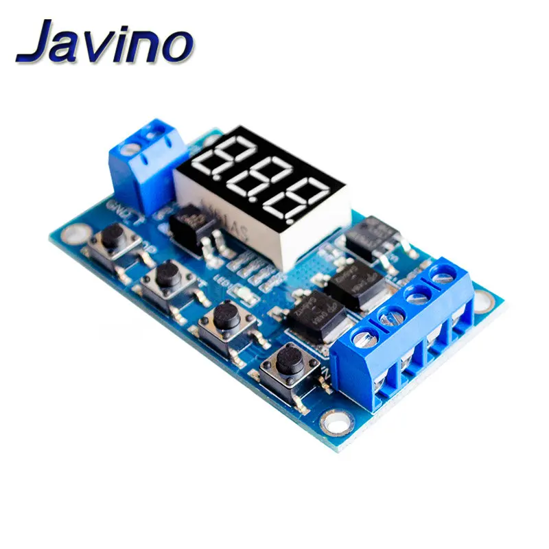 DC5 36V LED Цифровое реле задержки времени двойной МОП таймер задержка переключателя