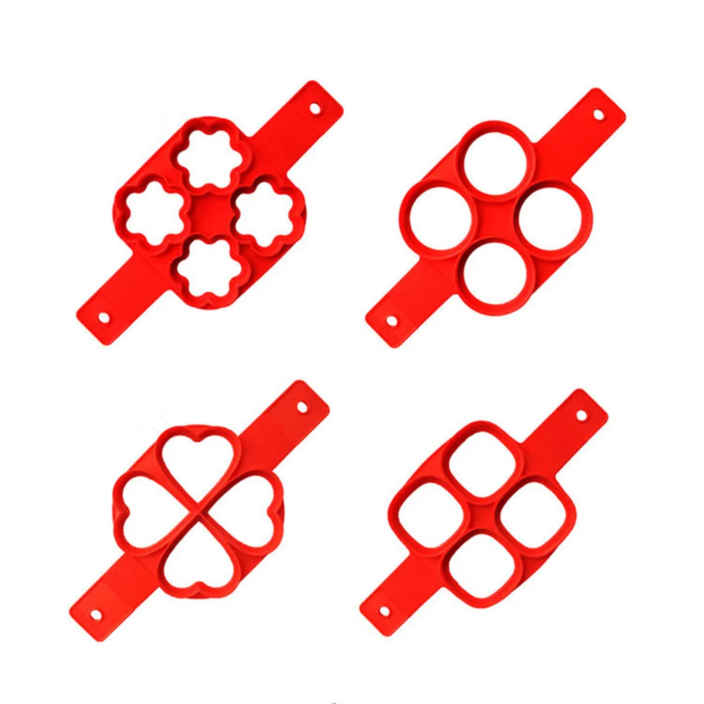 

Perfect Silicone Pancake Maker Egg Ring Maker Nonstick Cheese Egg Cooker Pan Flip Eggs Mold Kitchen Baking Flip Cooker Dropship