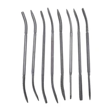 8 шт. набор 200 мм поделки Riffler Rifler дерево Рашпиль файл двухсторонний грубая+ сумка