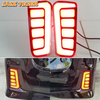 

2PCS Car LED Rear Fog Lamp Brake Light Turn Signal Light Bumper Decoration Reflector For Toyota Vellfire ALPHARD 2016 - 2018