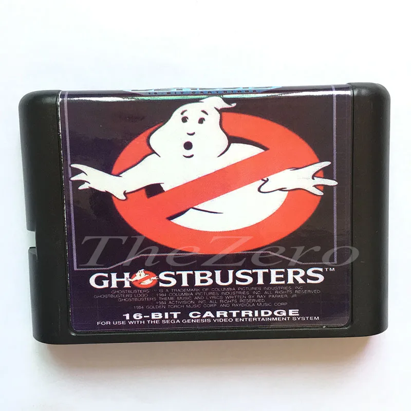 Ghostbusters EU/JAP оболочка для 16 битной игровой карты для системы Genesis для sega Mega Drive