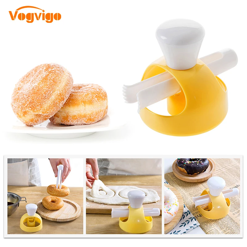 VOGVIGO Новая Пластиковая форма для пончиков С кусачками, пустотелая форма для хлеба, инструменты для выпечки, кухонные гаджеты