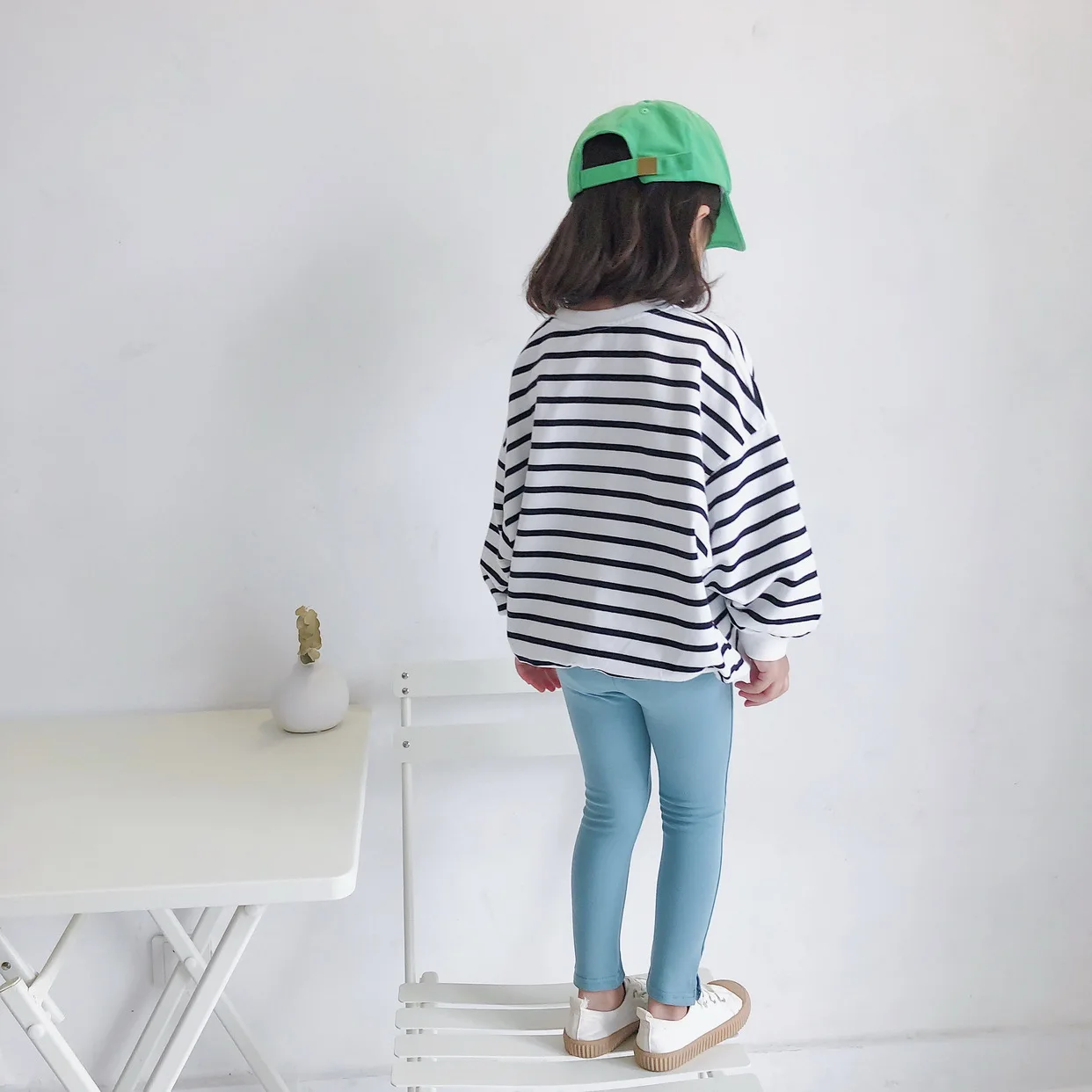 2019ins Autumn And Winter Versitile Fashion kai jiao Fork Design Girls Candy-Colored Run Leggings